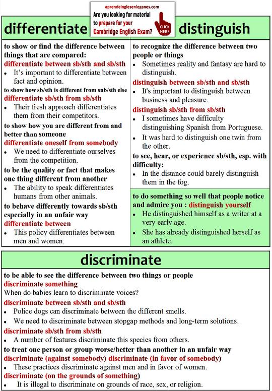 distinguish-differentiate-discriminate